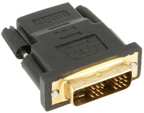REY Adaptador DVI-D (18+1) Macho a HDMI Hembra