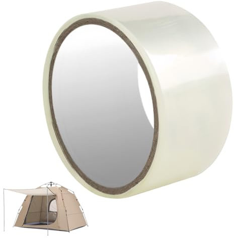 EXIN DEHCEN Cinta De Reparación De PVC, Impermeable Transparente Tenacious Tape 5Cm X 5M Parche Lona Piscina Para Lona Tejida, Cubiertas De Camión, Toldos, Tiendas De Campaña