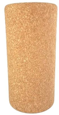 EMMAfit Kork Faszienrolle I 30 x 15 cm I rutschsichere Korkrolle für flächige Massage & Faszientraining I Faszienrolle aus Naturkork I hygienisch & umweltfreundlich I langlebige Faszien-Massagerolle