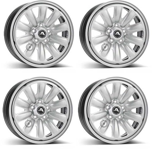 4x Alcar Stahlfelgen 4-132801 6.5Jx17 ET41 5x112 kompatibel mit Volkswagen Passat