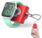 2000mAh Portable iWatch Charger with Keychain - Mini Power Bank, Power Emergency Pod Compact Magnetic Wireless iWatch Charger for Apple Watch Series 9 8 7 SE 6 5 4 3 2 Ultra Travel Accessories -Red