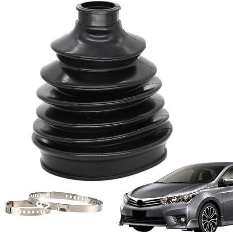 CV-Boot-Kit - CV-Manschetten-Staubschutz, Kugelkopf-Konstantgeschwindigkeits-Rundklemme-CV-Manschettensatz, Antriebswelle, Dehnbare Äußere Gamaschen, Langlebiger CV-Gelenkmanschettenschutz Für Autos