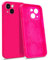 MyGadget Coque Silicone Compatible avec iPhone 13 [ Quadruple Protection ] - Case Rigide avec Doublure Microfibre - Cover Rose Magenta