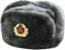 COSHAL® Mens Russian Trapper Winter Warm Hat Cap with Soviet Badge Unisex Faux Fur Ushanka Flaps Hat Soviet Style Unisex Winter Hat Grey