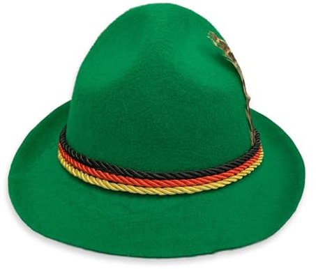 Truthahnhut für Damen, einfarbig, lässig, Festival, Oktoberfest, Kostüm, Arbeitshut, lustiger, grün, Einheitsgröße