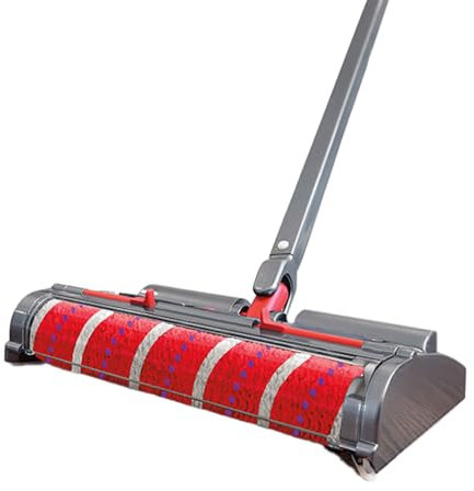 Livington Voom - Das Original aus dem TV - Turbo-Akku-Besen – kabellos, 1200 U/min, bis zu 45 Min. Laufzeit, selbstreinigende Bürste, Mikroborsten-Technologie, 360° Wendigkeit, inkl. Zubehör