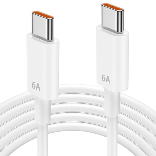 100W 6A Cavo USB C per Honor Magic7 Pro 200 Pro Magic6 Lite 200 Lite Magic V3 80W Supercharge Cavo Tipo C di Ricarica Rapida 66W Filo Caricabatterie per Honor 90 Lite 70 X6b X8a P30 Pad X9 P40 2 Metro