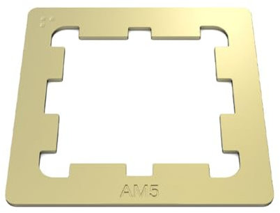 Qerwsdty AM5 CPU-Kontaktrahmen, Kupfer-Vollrahmen, Bessere Kühlung, CPU-Kühlkörperpanzerung für AMD 7950X, 7900X, 7700X, 7600X