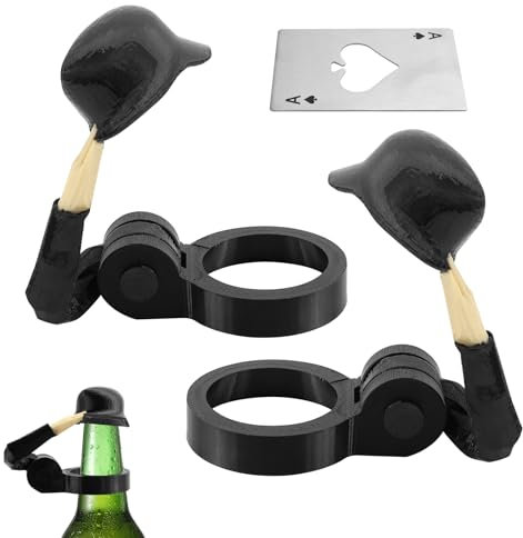 Bierflaschen Helm Bierhelm Flaschenverschluss Bierflaschen Bierflaschenverschluss 2 Stück Einzigartiger und Lustiger Soldatengruß Bierflaschenhelm mit Poker Korkenzieher
