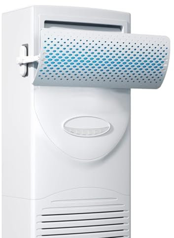 Deflector de Ventilación Vertical para Gabinete, Deflectores de Aire Ajustables, Anti-soplado Directo, Deflector de Aire Acondicionado de Ventana Ajustable para Hogar, Dormitorio(20x61cm)