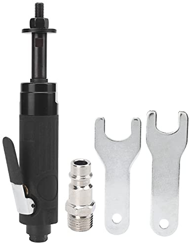 KP 624N Pneumatische Poliermaschine, Luftschleif-Poliermaschine mit 14 Zoll/Lufteinlass, 4000 U/min Geschwindigkeit, gerader Griff, Luftschleifer für Holzmöbel, Schmuckgravur, (EU Style)
