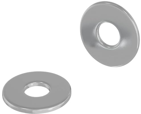 vidaXL Unterlegscheiben 2 stk. Silber 12 x 12 x 1,2 cm Eisen