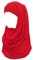 Lina & Lily Bubble Chiffon Damen Muslim Hijab Kopftuch Schal Turban, Stoff Leicht Undurchsichtig (Rot)