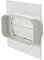 La Ventilazione PMV157B Placca per Passaggi a Muro da Tubo Rettangolare a Tondo con Valvola di Non Ritorno, 150x70 mm - 125 mm