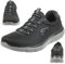 Skechers Homme Summits Sneaker Basse, Black Mesh/Charcoal Trim, 41 EU
