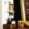 Ships Bell Pub Last Orders Bell Wall Mountable - Ideal for Pubs & Home Bars - Elegant Brass Finish, Lightweight Design with Self-Locking Mechanism - 7 Inch by Chabrias Ltd