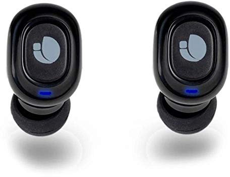 NGS ARTICA Lodge- Auriculares Intrauditivos Compatibles con Bluetooth 5.0, Tecnología True Wireless, Batería de 45 mAH, con Base de Carga de 300 mAH, Color Negro