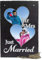 wandmotiv24 Schiefertafel Hochzeit zum Aufhängen mit Seil, Mr. & Mrs. Just Married, Personalisiert mit Foto Herzform, Digitaldruck, 20 x 30cm, Naturprodukt, Hochzeitsgeschenk für Brautpaare, Verlobung