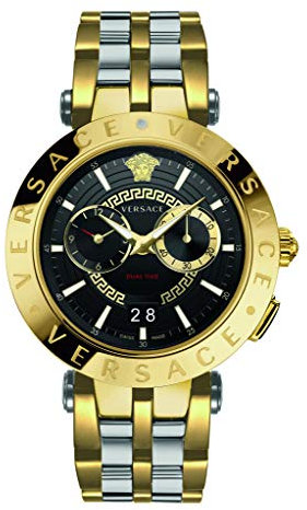 Versace Herren Armbanduhr New V-Race 46MM.D/BLK B/bic IP2Nbicolor IP2n/steel VEBV005 19