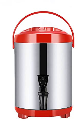 CXLL Große Kapazität Thermoskanne, Edelstahl Heißwasserspender Wasserspender, Thermobehälter Kaffeekanne Für Warmhalten Von Glühwein, Wasser, Kaffee, Tee, 6L/8L/10L/12L/14L/18L/20L
