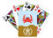Summer Sail Little Crab Pixel Royal Flush Poker Spielkartenspiel