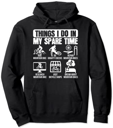 Mountainbike Retro MTB Downhill Fahrrad Biker Trail Hopper Pullover Hoodie
