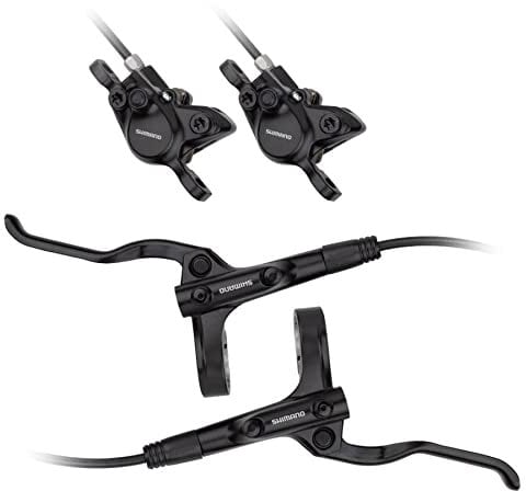 Vandorm Shimano FRONT & REAR SET BR-MT200 / BL-MT200 bled brake lever/post mount calliper disc brake set
