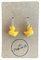 Duck Earrings, Ducks Earrings, Rubber Duck, Duck Dangle And Drop Novelty Earrings