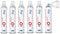 Maclean PR-994 Lot de 6 inhalateurs d'oxygène portables 6 x 12 l dans boîte o2 99,4 % Embout buccal universel inhalable