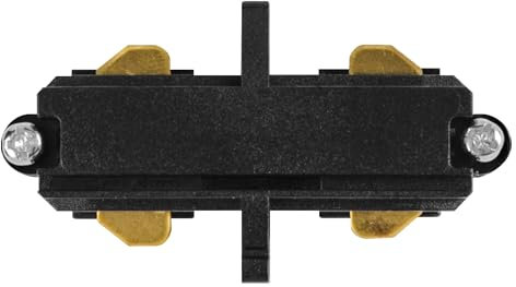 LEDVANCE TRACKLIGHT optionaler linearer Stromverbinder, schwarz, für die lineare Verbindung von zwei Stromschienen, loftartiges Design, zur Realisierung unterschiedlicher Anordnungen, 4058075764026