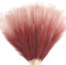 8Pcs 3FT Colorful Faux Pampas Grass, JOENCOST Fake Artificial Pampass Grass Decor, Filler Tall Pampas Grass Reed Fluffy Stems Plant for Home Boho Living Room Wedding Decoration (Red)