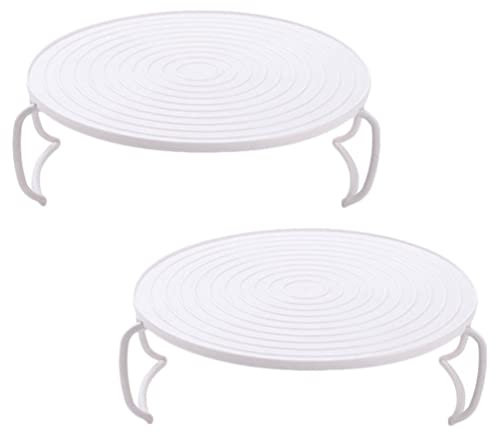 Angoily Pack of 2 Microwave Plate Multifunctional Microwave Tray with Handles Plastic Microwave Plate Rack Oven Tray Cooking Appliance Accessories, 19K975446E8OE66OR