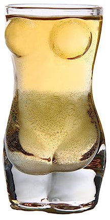 Chope à bière, Chope à bière Sexy en Verre à bière, Verre à Bière en Forme de Corps, verre à bière de blé personnalisé lunettes à liqueur créatives, Sexy Corps Verres à Vin Tasse à Boire Fête aison