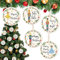 Weysat Christmas Nutcracker Decoration Set Nutcracker Ornaments for Tree Mini Girls Princess Ballet Mouse King Soldier Figures for Xmas Tree Outdoor Party (Wood Fresh Style,40 Pieces)
