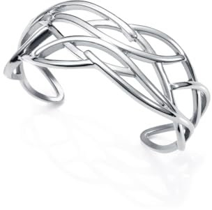 Viceroy Fashion Pulsera Mujer 14153P01000 – Ondas, Acero, Chic, 6cm