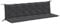 vidaXL Gartenbank-Auflagen 2 STK. Melange Anthrazit 200x50x7 cm Stoff