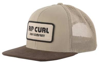 Rip Curl Herren Icons Trucker Hat, Mesh Back Cap Snapback for Men, Adjustable Baseballkappe, Taupe 243, Einheitsgröße