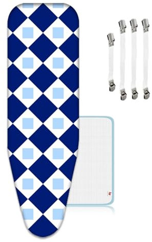 ZJBKX Copriasse da stiro, facile da montare, per proteggere l'asse da stiro, dimensioni fino a 150 x 60 cm