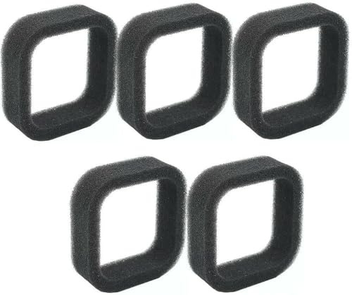 YUETTYY 5/20/50 PZ Filtri dell'Aria in Spugna Riutilizzabili di Ricambio per Vari Decespugliatori, Filtro dell'Aria in Spugna per Tosaerba Universali Decespugliatori Tosaerba 50mm x 43mm (5PZ)