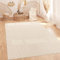 Paco Home Teppich Wohnzimmer Schlafzimmer Hochflor Skandinavisches Design Einfarbig Boho Stil Abstrakt 3D Flauschig Waschbar Deko Creme, Grösse:200x280 cm