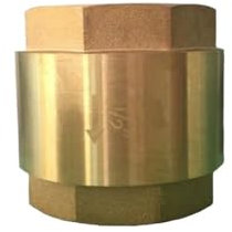 BgnEhRfL Messing-Rohrverschraubungen Rückschlagventil mit Innengewinde aus Messing mit Feder, Einweghöhe 88 mm