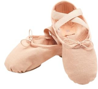 Etoile Zenith S0282L per Bloch Scarpe da Mezza Punta in Tela Elasticizzata Sport Danza Classica Ballerina Relax Saggio Prova Spettacolo Piede Ballo Fibre Insegnante (Rosa Pianta C, 5.5)