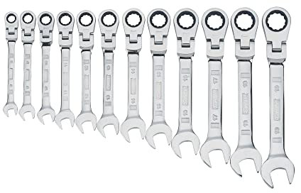 DEWALT Set di chiavi a cricchetto, MM, flessibili, 12 pezzi (12 pezzi)