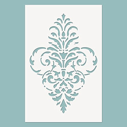 Zita's Creative Schablone 19,5x30cm - Baroque Motive. Schablone, Stencil