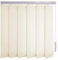 Sonnenschutz-HH® - Lamellenvorhang creme lichtdurchlässig - Breite 160 cm x 160 cm Höhe - Lamellenbreite 127mm Vertikaljalousie Vertikalanlage Schiebevorhang