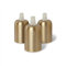 AMARCORDS - 3 Lampenfassung E27 Vintage Retro Edison Metall für Pendelleuchte. Ausführung im Industriestil GOLD