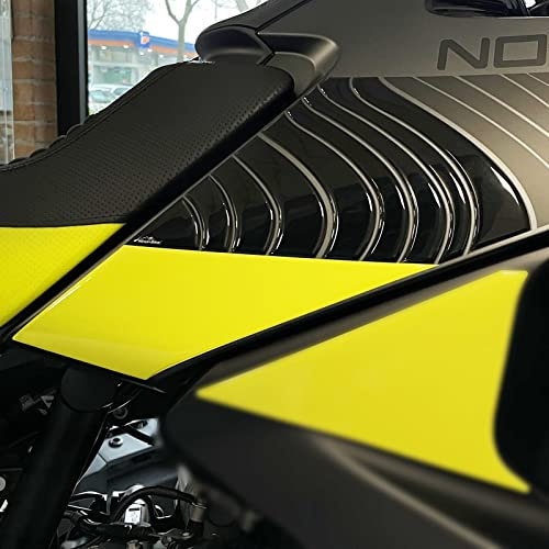Resin Bike Aufkleber für Motorrad Kompatibel mit Husqvarna Norden 901 2022. Seitenschutz für den Tank vor Stößen und Kratzern. 3D-Harzklebstoff – Stickers - Made in Italy