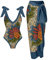 Damen Badeanzug V Ausschnitt Blumenmuster Badeanzug Triangel Bademode Badeanzug Swimsuit Damen Bikini Set Elegant Zweiteiliger Badeanzug Damen Zweiteiliger Bademode