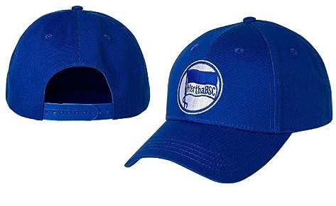 Hertha BSC Berlin Basecap - Fahne Pur Basic - Blau | Kappe | Sticklogo | Cap | HBSCB - Plus Lesezeichen I Love Berlin