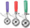 SUJOSAJU Cookie Scoop Set, Ice Cream Scoop Set, 3 PCS Ice Cream Scoops with Trigger Release for Gelato Dough